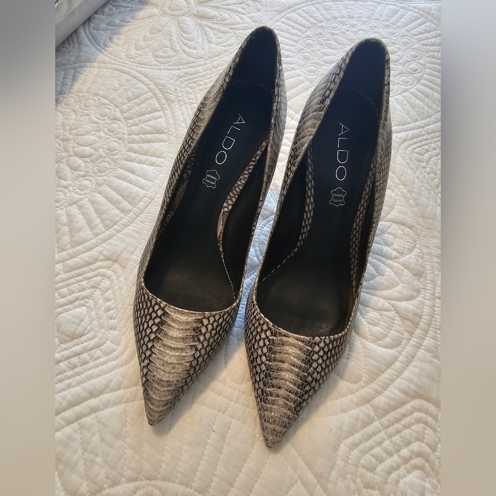 Aldo Snakeskin heels